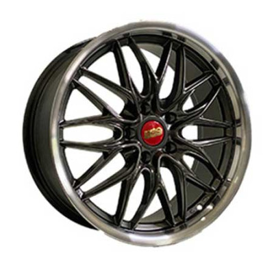 Автодиск R18 5X112 ET38 8,0J h66,6 CastWheels CW004 Black Machined Lip