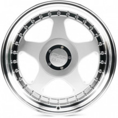 Автодиск R16 8X100/114,3 ET30 9,0J h73,1 CastWheels CW126 Silver Machined Lip Gold Rivets