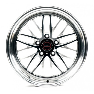 Автодиск R18 5X114,3 ET25 10,5J h73,1 CastWheels CW5073 Black Machining Lip Miling