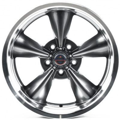 Автодиск R17 5X114,3 ET0 9,0J h73,1 CastWheels CW5150 Gunmetal Lip Polish