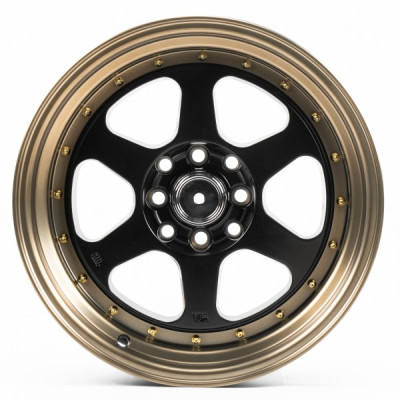 Автодиск R16 8X100/114,3 ET30 8,5J h73,1 CastWheels CW6059 Matt Black Bronze Lip