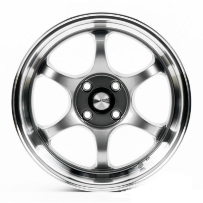 Автодиск R16 4X100 ET35 7,0J h73,1 CastWheels CW6088 Hyper Black Lip Polish