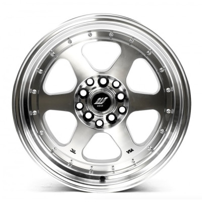 R16 8X100/114,3 ET35 7,5J h73,1 CastWheels CW770 Black Machine Lip Red Oil