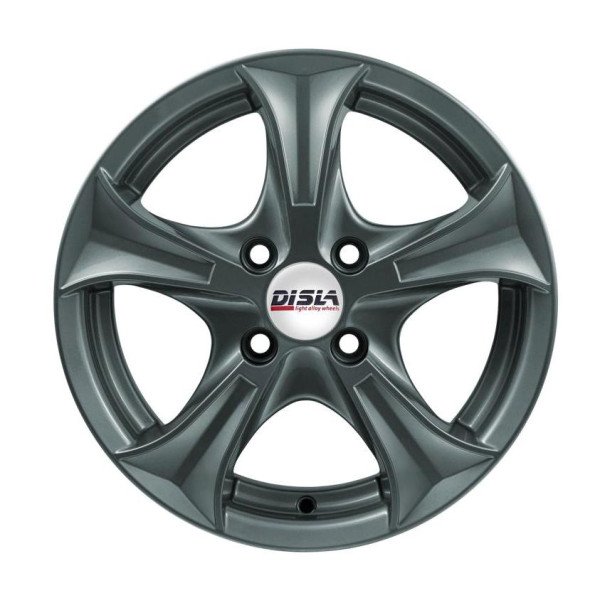 Автодиск R14 5X100 ET37 6,0J h57,1 Disla Luxury 406 GM (Gun Metal)