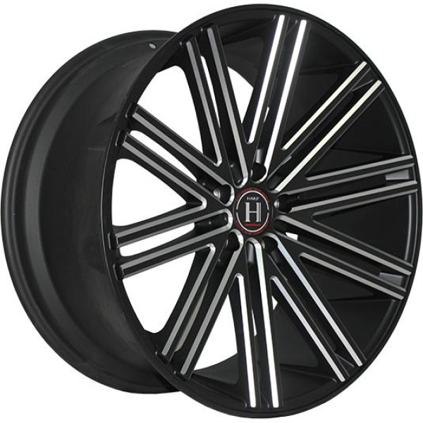 Автодиск R22 5X120 ET38 10,5J h74,1 Harp Y-11 Satin-Black Precision-Milling