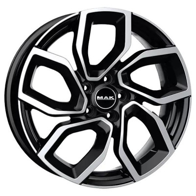 Автодиск R17 5X108 ET45 7,5J h65,1 Mak Apollo Gloss Black
