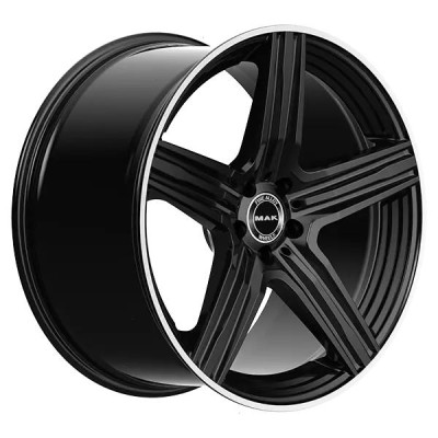 Автодиск R20 5X112 ET43 9,5J h66,6 Mak Lewis-D Black Mirror