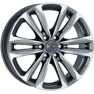 Автодиск R20 6X139,7 ET50 8,5J h95,1 Mak Safari6 Gun Metal Mirror Face