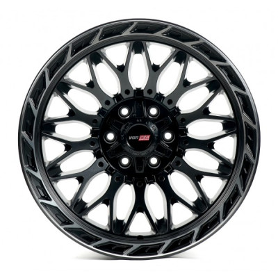 Автодиск R22 10X139,7/150 ET-18 10,0J h110,1 OffRoadWheels OW0335 Matt Black Lip Milling