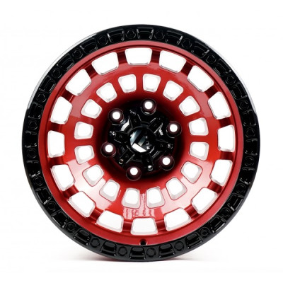 Автодиск R17 6X139,7 ET-12 9,0J h110,5 OffRoadWheels OW1025 RED BLACK LIP BLACK RIVETS