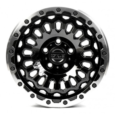 Автодиск R17 5X127 ET-12 8,5J h71,5 OffRoadWheels OW1710 GLOSS BLACK SILVER RING