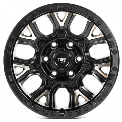 Автодиск R17 6X139,7 ET0 9,0J h110,1 OffRoadWheels OW1744 Matt Black Milling Matt Bronze Lip Matt Black