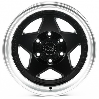 Автодиск R17 6X139,7 ET0 9,0J h110,1 OffRoadWheels OW274 Matt Black Machined Lip