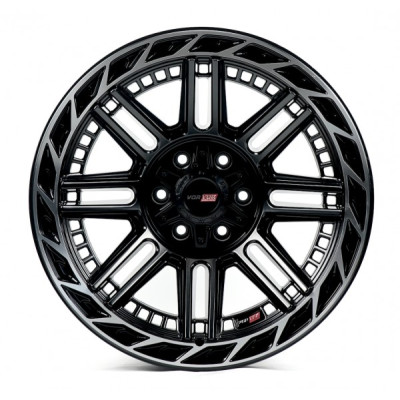 Автодиск R22 12X135/139,7 ET-18 10,0J h106,1 OffRoadWheels OW8128 Matt Black Machined Lip