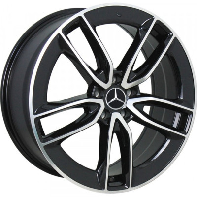 Автодиск R19 5X112 ET38 8,0J h66,6 Replay MR539 BKF Wheel LA