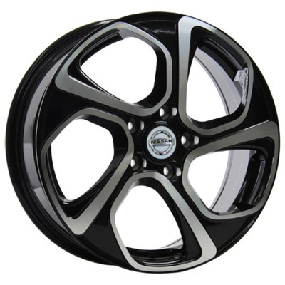 Автодиск R17 5X114,3 ET40 6,5J h66,1 Replay NS513 BKF Wheel LA