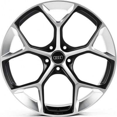 Автодиск R20 5X112 ET26 9,0J h66,45 Replica A007/1 Satin Black Machined Face