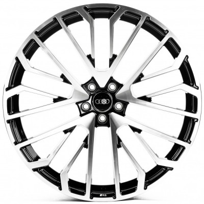 Автодиск R23 5X112 ET15 10,0J h66,5 Replica A01002 GLOSS BLACK MACHINED FACE FORGED