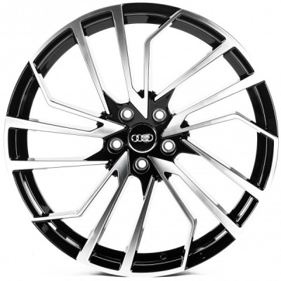 Автодиск R19 5X112 ET32 8,5J h66,45 Replica A19816 Gloss Black Machined Face