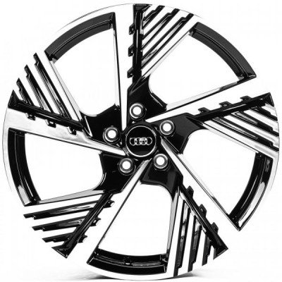 Автодиск R19 5X112 ET45 8,0J h57,1 Replica A19936 Gloss Black Machined Face