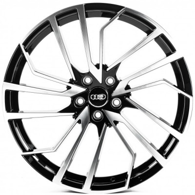 Автодиск R20 5X112 ET26 9,0J h66,45 Replica A20683 Gloss Black Machined Face