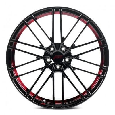 R21 5x112 ET31 9,5J h66,5 Replica A230476 GLOSS BLACK INSIDE RED FORGED (ABT)