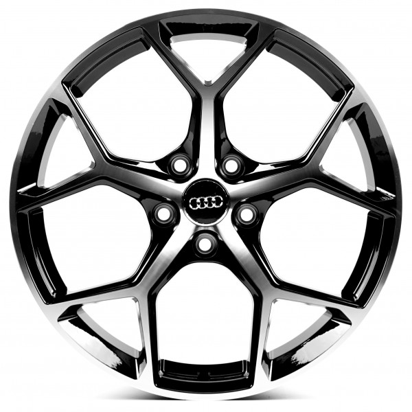 Автодиск R19 5X112 ET35 8,5J h66,5 Replica A3206 Black Machined Face