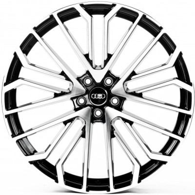 Автодиск R22 5xX112 ET25 10,0J h66,5 Replica A3386 Black Machined Face