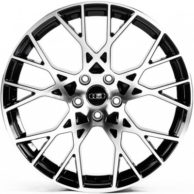 Автодиск R19 5X112 ET35 8,5J h66,5 Replica A3416 Black Machined Face