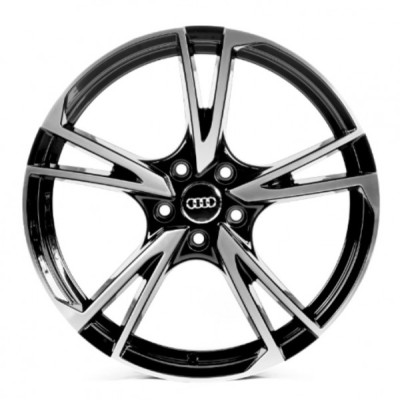 Автодиск R19 5X112 ET40 8,5J h66,45 Replica A5156 Gloss Black Machined Face