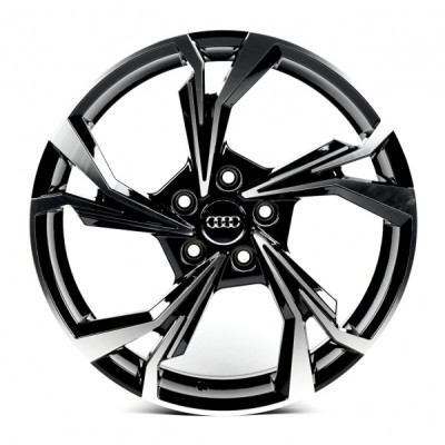 Автодиск R19 5X112 ET44 8,0J h66,45 Replica A5534 Gloss Black Machined Face