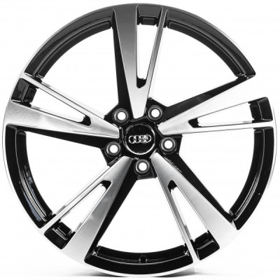 Автодиск R19 5X112 ET39 8,5J h66,45 Replica A5553 Gloss Black Machined Face
