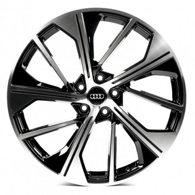 Автодиск R20 5X112 ET35 8,5J h66,6 Replica A5565 Gloss Black Machined Face