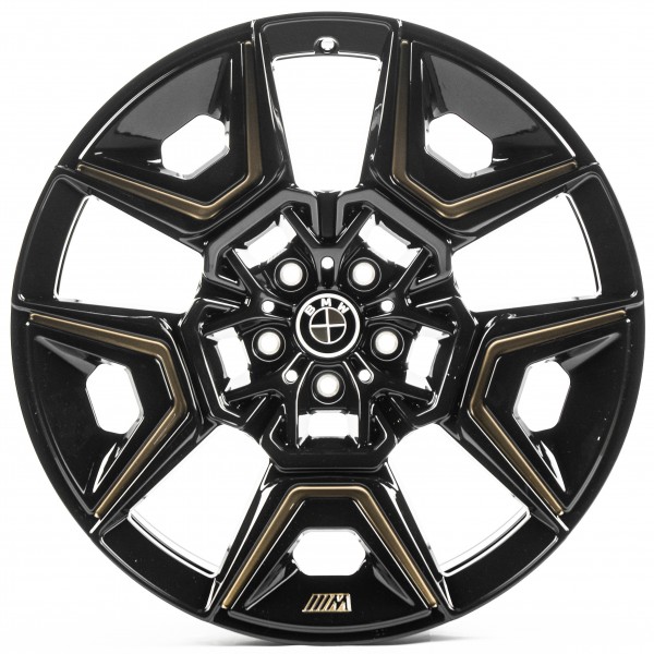 Автодиск R22 5X120 ET21 10,0J h66,45 Replica B0001XM Gloss Black Bronze Line