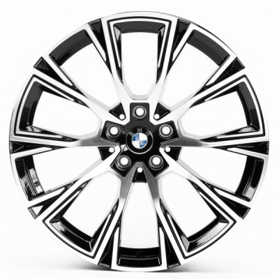 Автодиск R19 5X112 ET40 9,0J h66,5 Replica B1130 Gloss Black Machined Face