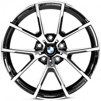 Автодиск R18 5X120 ET30 8,0J h72,5 Replica B18893 Gloss Black Machined Face