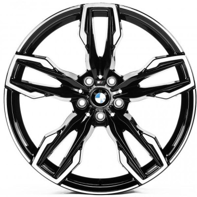 Автодиск R19 5X112 ET32 7,5J h66,5 Replica B19817 Gloss Black Machined Face