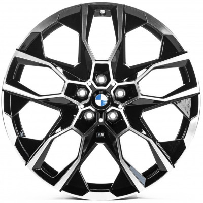 Автодиск R20 5X112 ET35 8,5J h66,45 Replica B20295 Gloss Black Machined Face