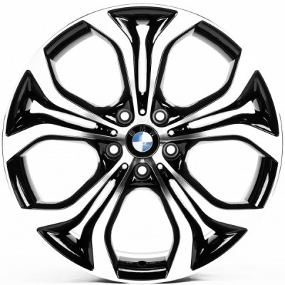 Автодиск R20 5X120 ET40 10,0J h74,1 Replica B20711 Gloss Black Machined Face