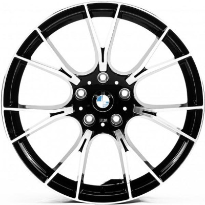 Автодиск R19 5X120 ET35 9,0J h72,56 Replica B2111 Black Machined Face