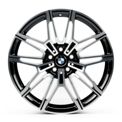 Автодиск R18 5X112 ET30 8,0J h66,5 Replica B3079 Black Machined Face