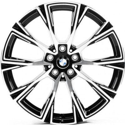 Автодиск R19 5X112 ET35 9,5J h66,5 Replica B3122 Black Machined Face