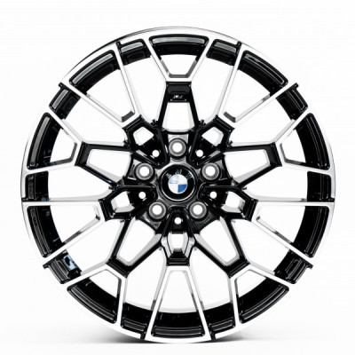 Автодиск R18 5X112 ET30 8,5J h66,56 Replica B3209 Gloss Black Machined Face