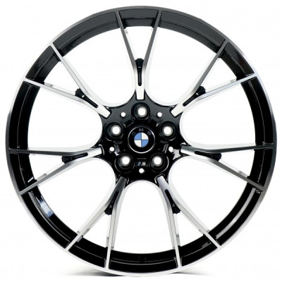 Автодиск R18 5X112 ET30 8,5J h66,5 Replica B3217 Black Machined Face