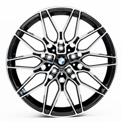 Автодиск R19 5X120 ET35 9,5J h72,6 Replica B3242 Gloss Black Machined Face