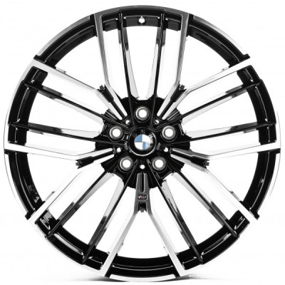 Автодиск R20 5X112 ET35 9,5J h66,5 Replica B3289 Black Machined Face