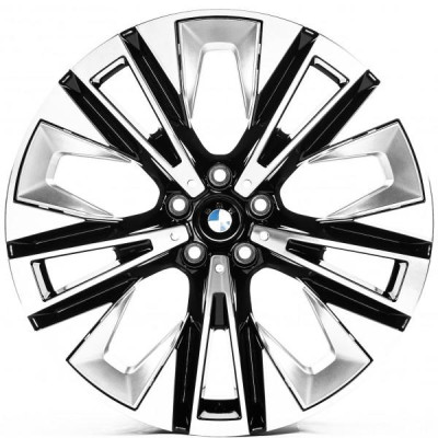 Автодиск R20 5X112 ET46 10,0J h66,5 Replica B3521 Black Machined Face