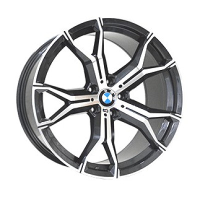 Автодиск R21 5X120 ET37 11,5J h74,1 Replica B5034 Gun Metal Full Polish