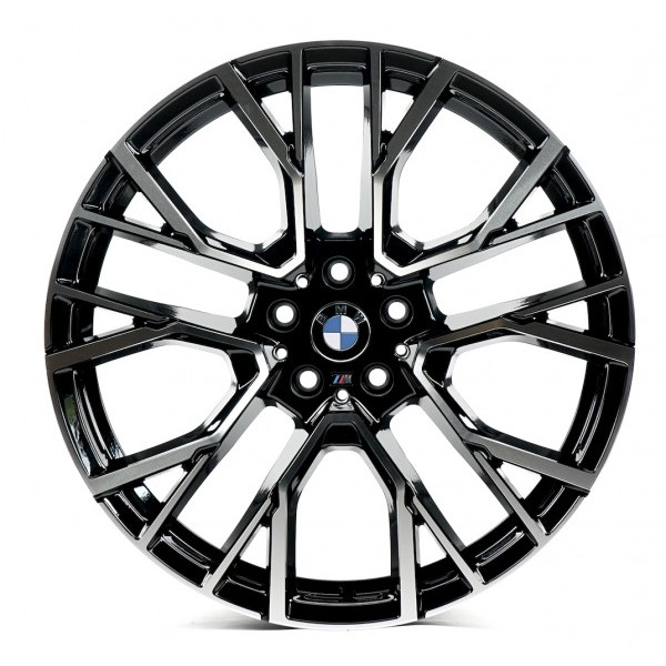 Автодиск R20 5X112 ET35 9,0J h66,5 Replica B506 Gloss Black Machined Face (Flow Forming)