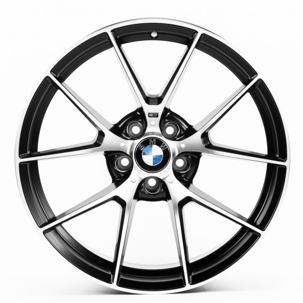 Автодиск R18 5X120 ET30 8,0J h72,5 Replica B5342 Gloss Black Machined Face